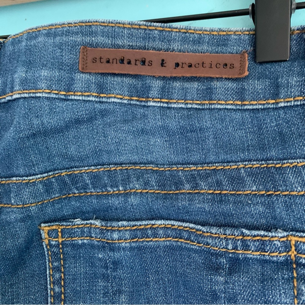 Modcloth Standard & Practices Patched Shredded St… - image 4